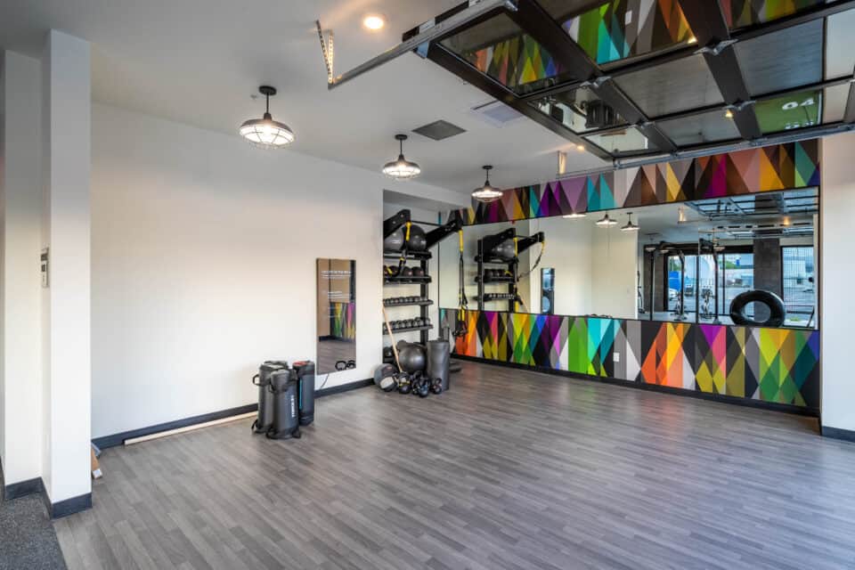 Workout Area in Community Fitness Center