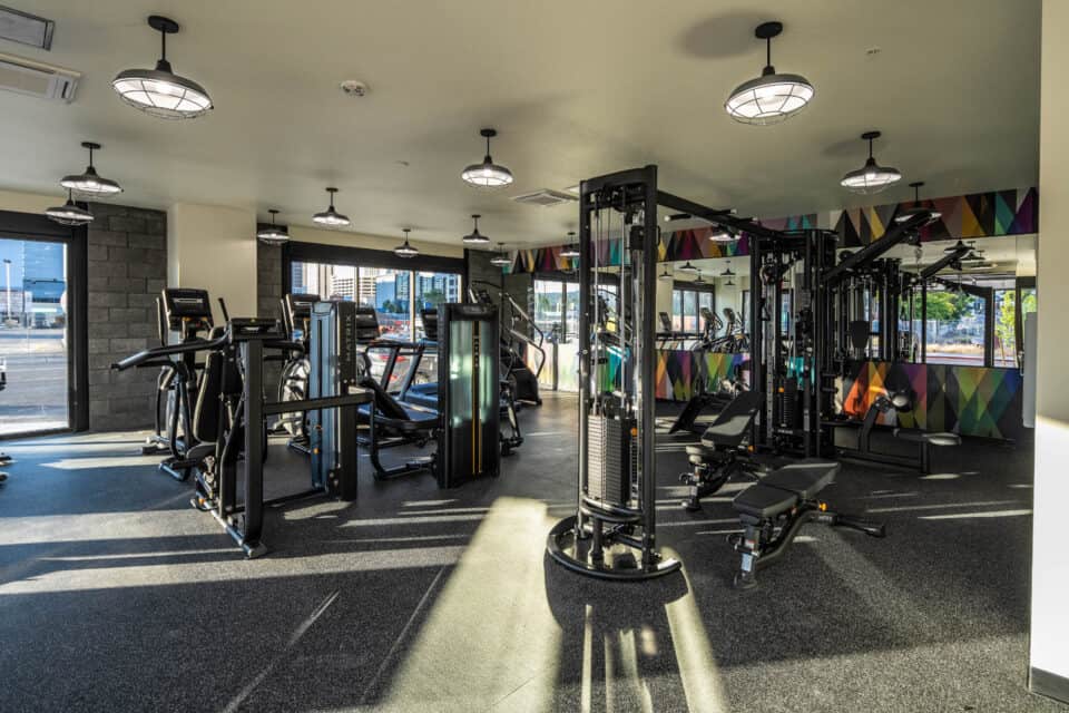 Workout Equipment in Community Gym