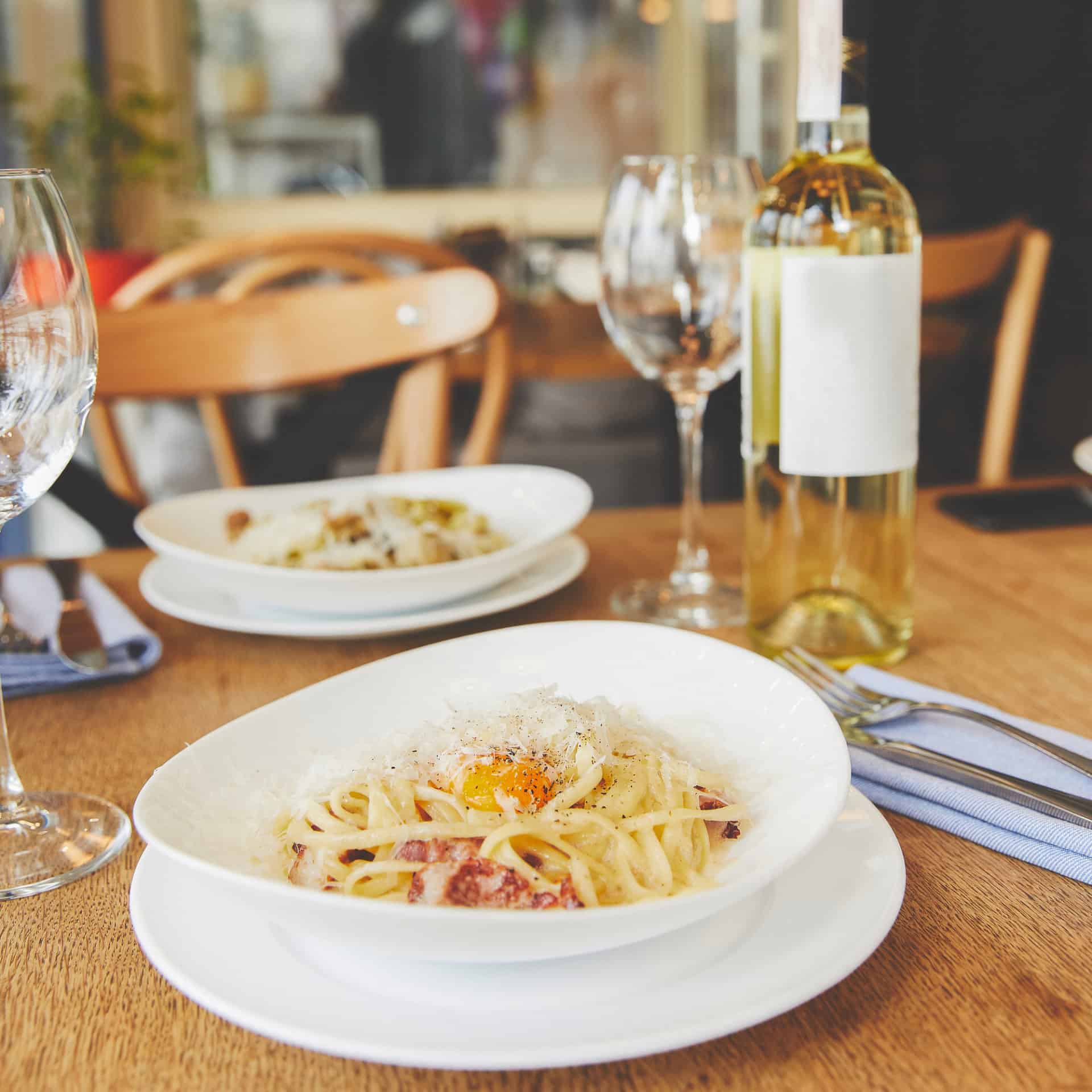 Pasta Near The Mod at Riverwalk